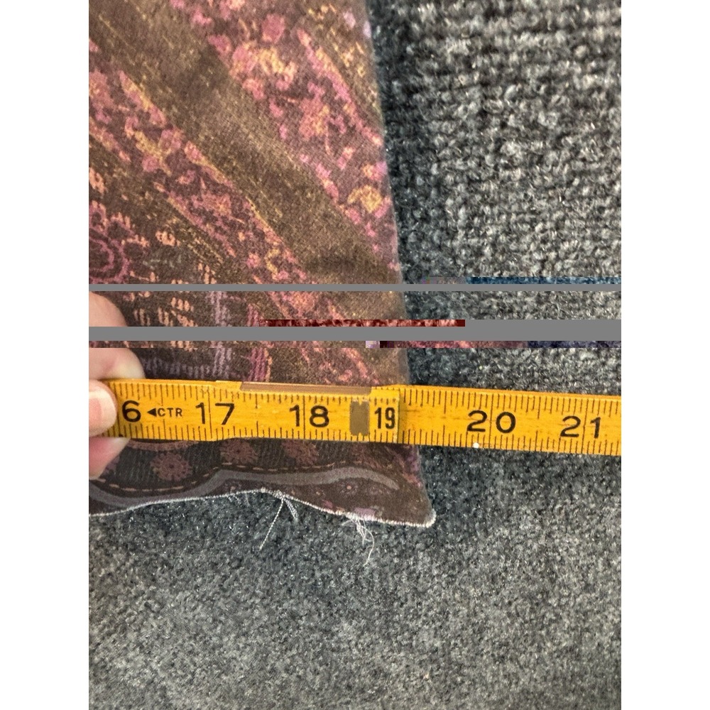 NWT Free People Just Float On Super Flare Stretch Pink Paisley Jeans Bell Bottom - Picture 10 of 10